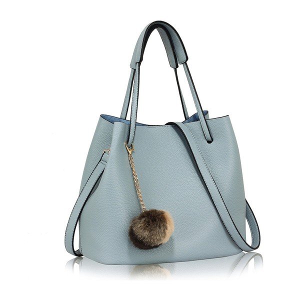 Svetlomodrá kabelka L&S Bags Vesinet