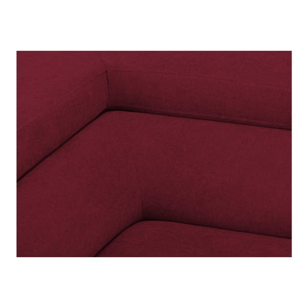 Červená rozkladacia rohová pohovka Windsor & Co Sofas Gamma, ľavý roh-image-2