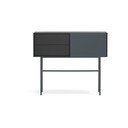 Čierno-antracitový konzolový stolík 35x110 cm Nube – Teulat