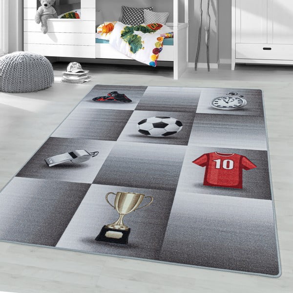 Sivý detský koberec 100x150 cm Play – Ayyildiz Carpets-image-1