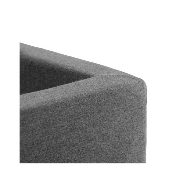 Sivý hranatý detský bazénik s 500 loptičkami Misioo, 110 x 50 cm-image-1