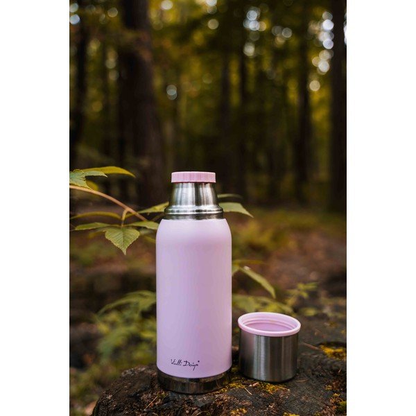 Ružový cestovný termohrnček Vialli Design Fuori, 1 l-image-4