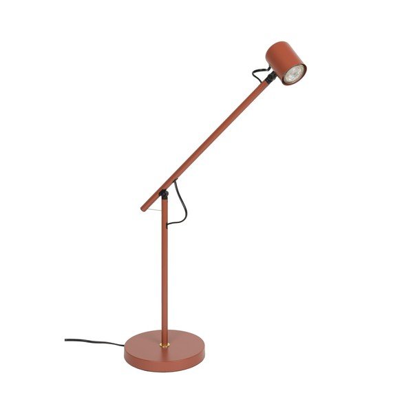 Červená kovová stolová lampa (výška  45,5 cm) Aero – White Label