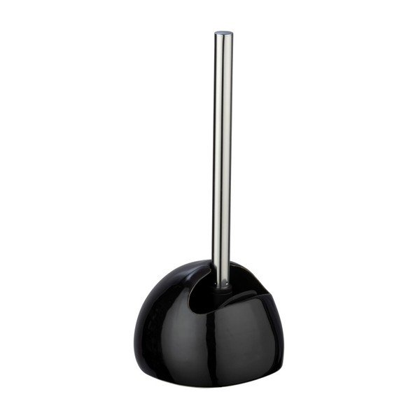 Čierna toaletná kefa Wenko Rimless Neo