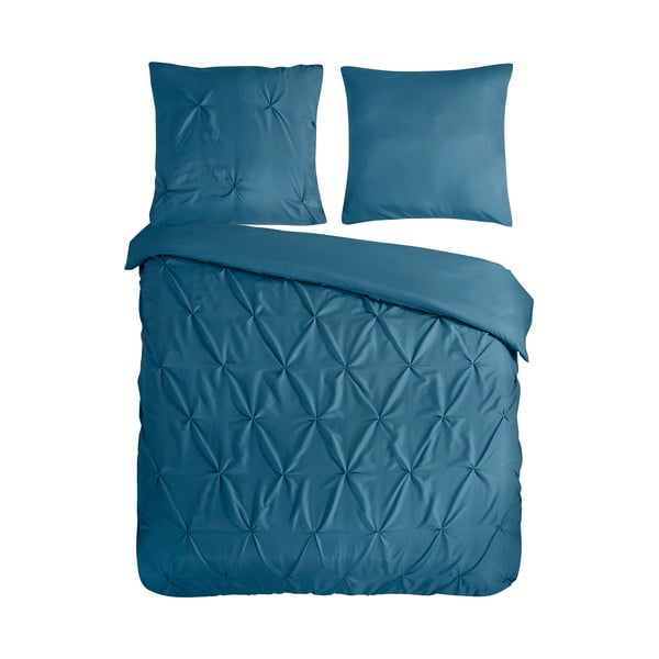 Predĺžené obliečky na dvojlôžko z mikrovlákna v petrolejovej farbe 200x220 cm Pure Elegance – Good Morning