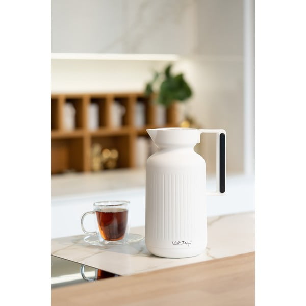Biela termoska 1 l Lungo – Vialli Design-image-3