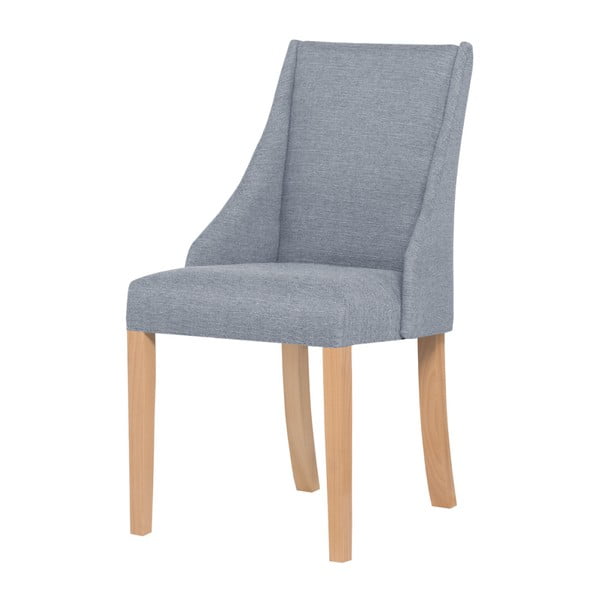 Sivá stolička s hnedými nohami Ted Lapidus Maison Absolu
