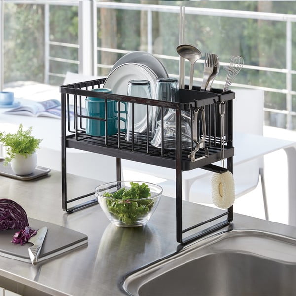 Dvojposchodový kovový odkvapkávač Tower – YAMAZAKI-image-4