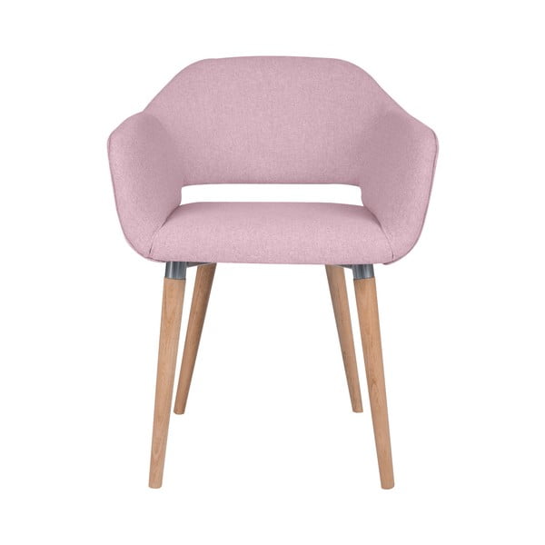 Ružová jedálenská stolička Cosmopolitan Design Napoli