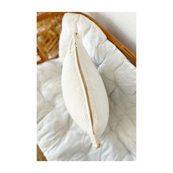 Obliečky na vankúše v súprave 4 ks z bio bavlny 43x43 cm Natural - Mila Home-image-2