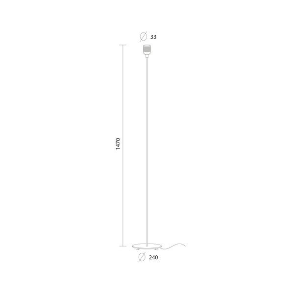 Biela voľne stojacia lampa Sotto Luce BI Elementary XL 1F-image-1