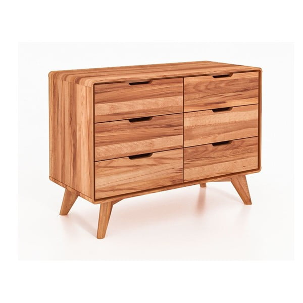 Nízka komoda z bukového dreva 90x63 cm Greg - The Beds