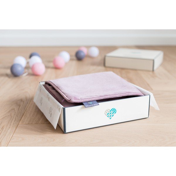 Ružová obliečka na vankúš WeLoveBeds Dusty, 50 × 50 cm-image-1