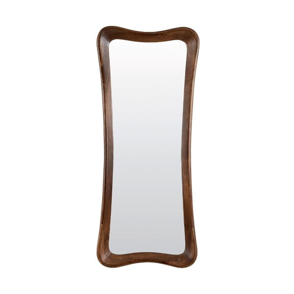 Nástenné zrkadlo s dreveným rámom 68x160 cm Alamos – Light & Living