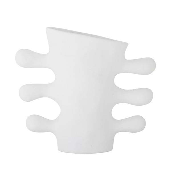 Biela váza z kameniny Pernilla – Bloomingville-image-2