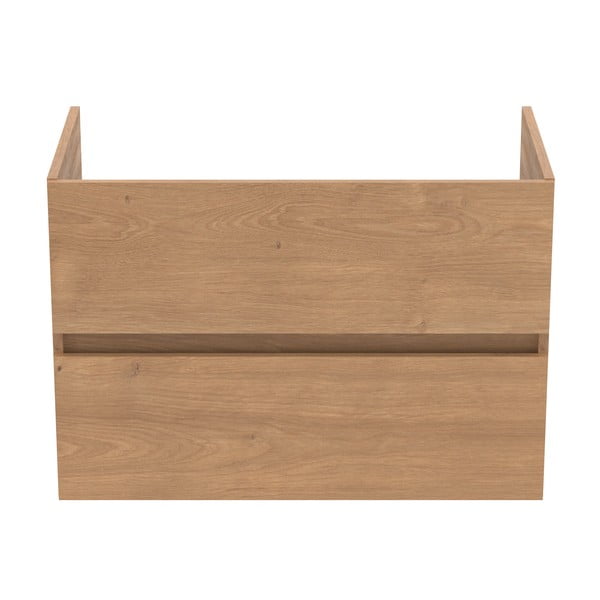 Závesná skrinka pod umývadlo v dekore duba v prírodnej farbe 80x55 cm Eurovit+ – Ideal Standard