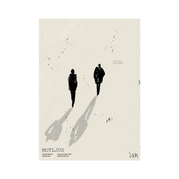 Plagát 50x70 cm Motljus – Sandra Blomén Maschinsky – The Poster Club