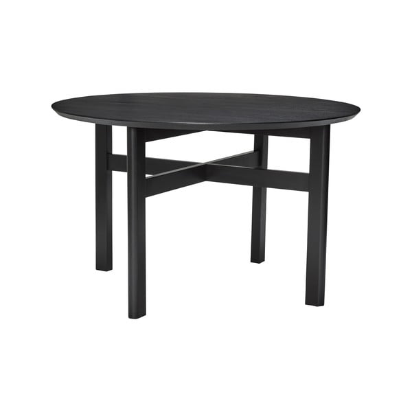 Čierny okrúhly jedálenský stôl ø 120 cm Fjord – Hübsch