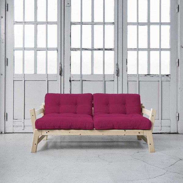 Rozkladacia pohovka Karup Step Natural/Pink-image-1