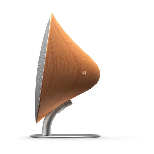 Hnedo-sivý veľký bluetooth reproduktor Gingko Halo-image-4