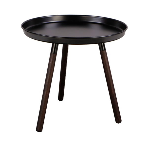 Čierny odkladací stolík Nørdifra Sticks, výška 46,5 cm