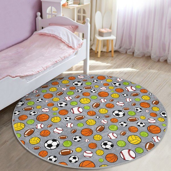 Detský koberec ø 80 cm Comfort – Mila Home-image-1