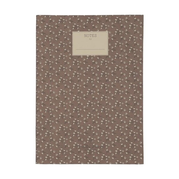 Zápisník A Simple Mess Jena Cognac, 25 × 18 cm