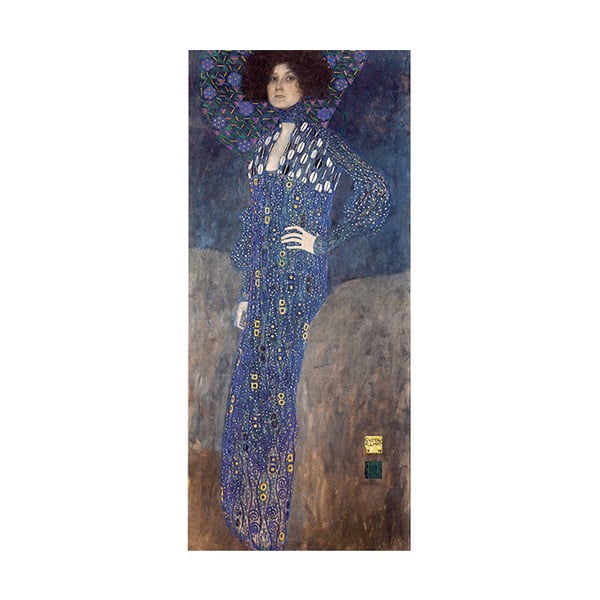 Reprodukcia obrazu Gustav Klimt - Emilie Flöge, 70 x 30 cm