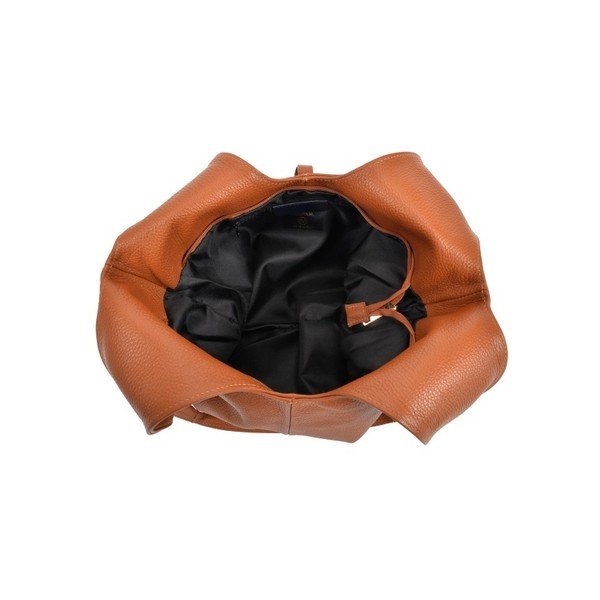 Koňakovohnedá kožená kabelka Roberta M Paredo Cognac-image-1