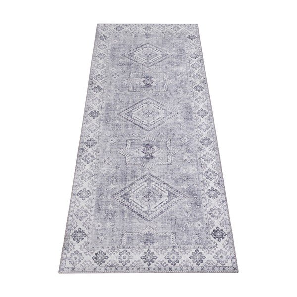 Svetlosivý behúň Nouristan Gratia, 80 x 200 cm-image-4