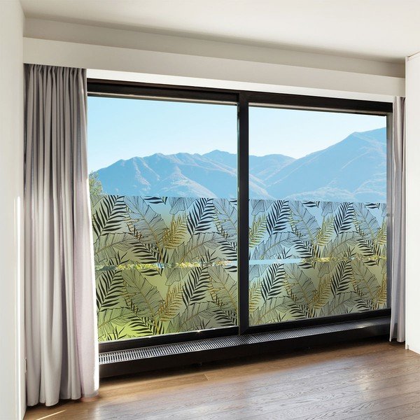 Samolepka na okno 200x40 cm Classy Palm Leaves - Ambiance-image-1