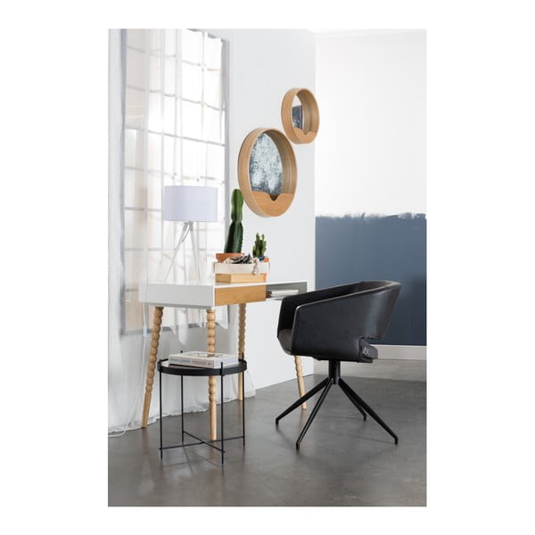 Nástenné zrkadlo s odkladacím priestorom Zuiver Round Wall, ⌀ 60 cm-image-2