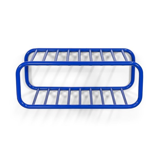 Modrá kovová závesná skrinka na topánky 72x28x35 cm Retro – Spinder Design-image-2