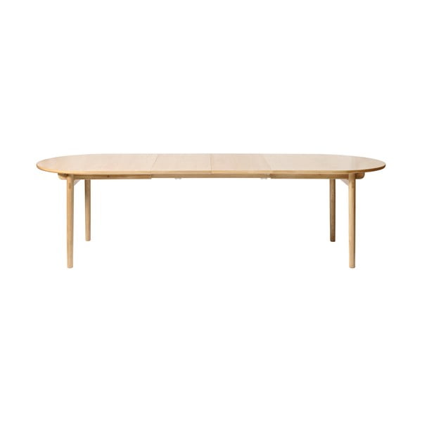 Rozkladací jedálenský stôl v dekore duba 100x190 cm Carno – Unique Furniture-image-3