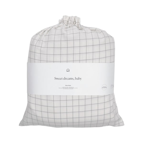 Sivé obliečky s plachtou z organickej bavlny Kave Home Lesly, 240 x 260 cm-image-3