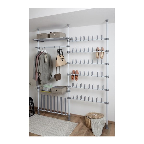 Súprava 2 teleskopických tyčí na oblečenie Wenko Herkules, dĺžka 75 - 120 cm-image-4