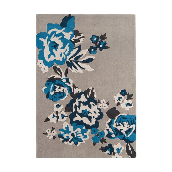Koberec Harlequin Flora Blue, 120x170 cm