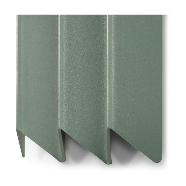 Sivozelený kovový nástenný vešiak 13 cm Sensu – Spinder Design-image-4