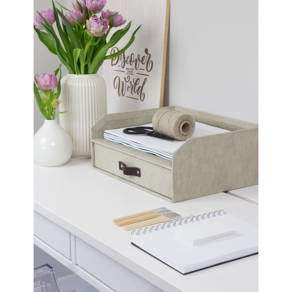Kartónový organizér na dokumenty so zásuvkou Walter – Bigso Box of Sweden-image-2