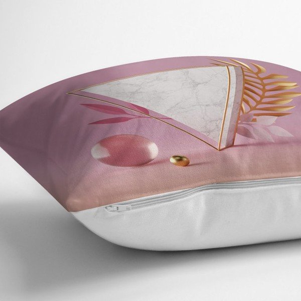 Obliečka na vankúš Minimalist Cushion Covers Marble Triangle, 45 x 45 cm-image-1