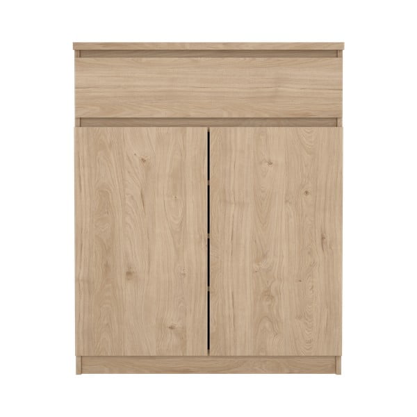 Komoda v dekore duba v prírodnej farbe 80x100x40 cm Naia – Tvilum