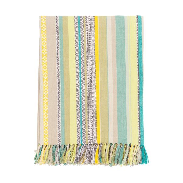 Zelená bavlnená plážová osuška Ego Dekor Multi Jacquard, 200 x 150 cm