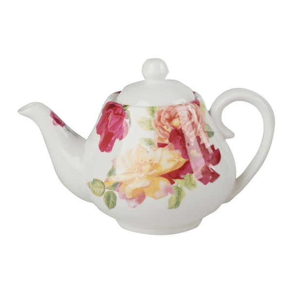 Porcelánová čajová kanvica s kvetinovým motívom Creative Tops, 1 l
