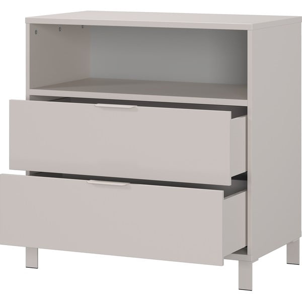 Krémová detská komoda 89x92x54 cm Alkmaar – Germania-image-3