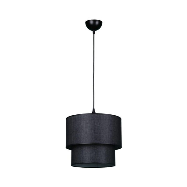 Čierne závesné svietidlo 25x25 cm Cake - Magenta Home