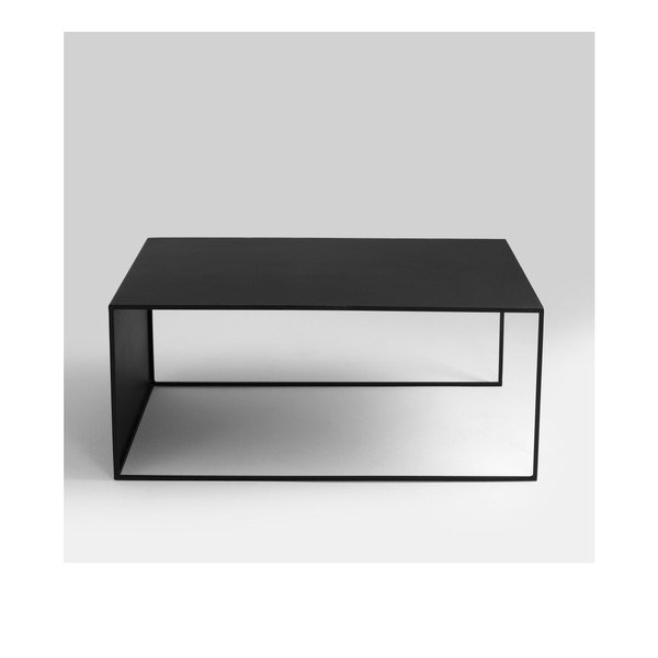 Čierny konferenčný stolík CustomForm 2Wall, dĺžka 100 cm-image-3