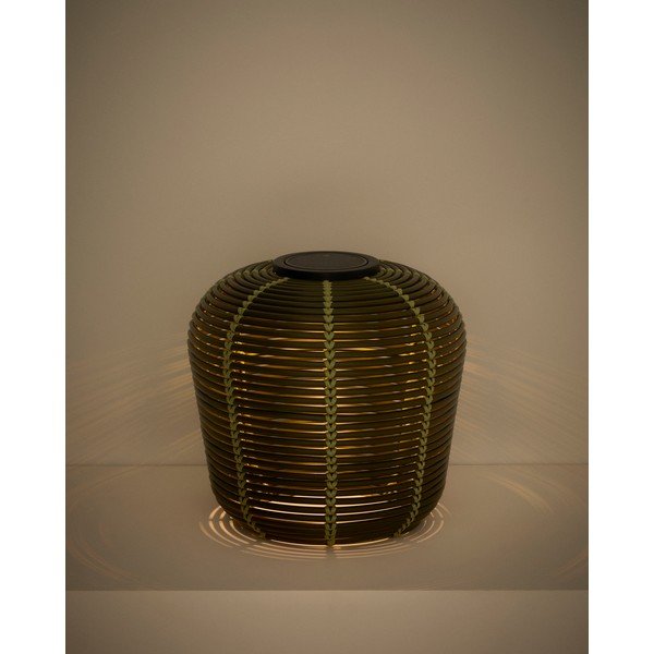 LED stolové/prenosné vonkajšie svietidlo so solárnym panelom/na USB ø 35 cm Garoina – Kave Home-image-3