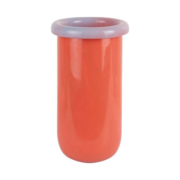 Oranžová sklenená váza (výška  25 cm) Plegado  – PT LIVING