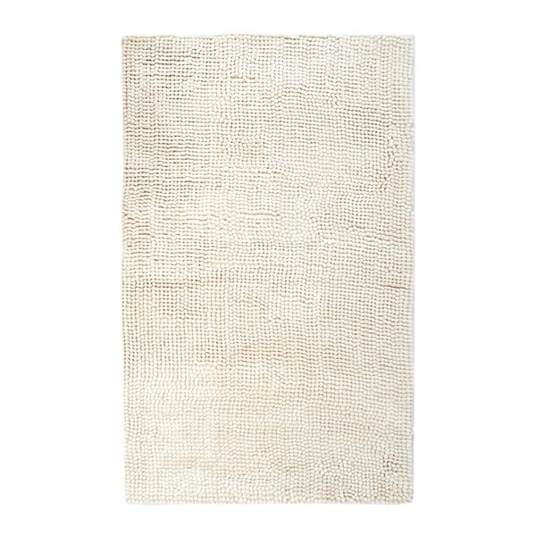 Béžová ručne tkaná kúpeľňová predložka Lucid, 60 x 100 cm