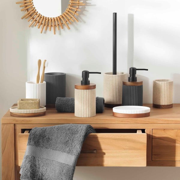 Biela WC kefa z polyresínu Niagara – douceur d'intérieur-image-1